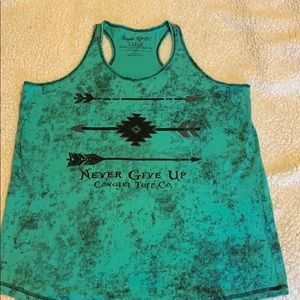 Cowgirl tuff tank top